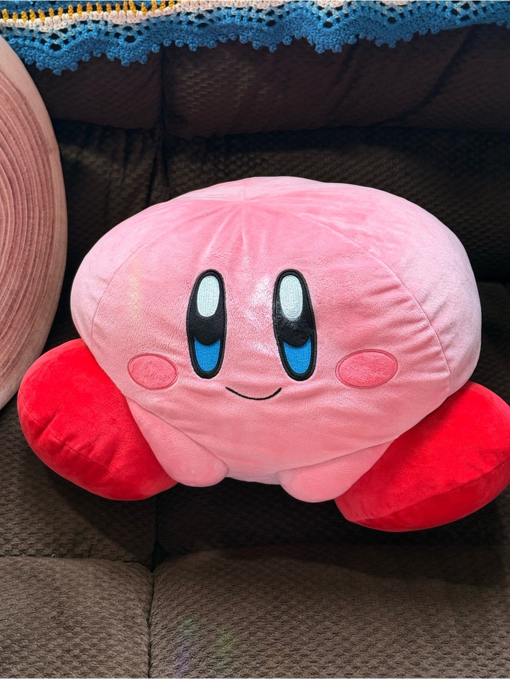 Huge Kirby Super Soft Pillow Club Mocchi Mocchi- Kirby Jumbo Plush Stuffed Toy - Picture 3 of 10